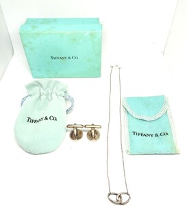 R-01350 TIFFANY＆Co 925 PERETTI ティファニー アクセサリー カフス エルサ・ペレッティ ネックレス 外箱 収納袋付 一部破損あり 02