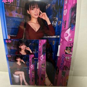 美谷朱里　数量限定DVD特典 L 2L A4生写真セット