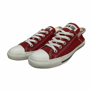 A360 CONVERSE コンバース オールスター ローカットスニーカー US4 23cm レッド系 キャンバス 良好