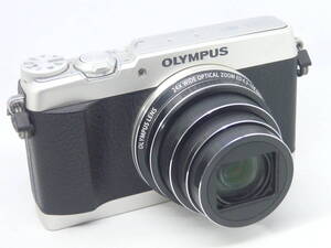 ★送料：レターパックプラス600円★メディア＋予備バッテリー＋オマケ付：OLYMPUS-STYLUS-SH-1：シルバー(USED/動作確認済)