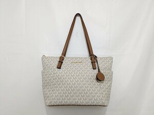 MICHAEL KORS マイケルコース ジェットセット モノグラム柄トートバッグ 30S0GTTT1B