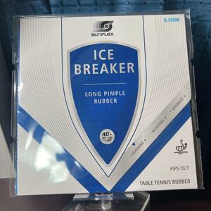 粒高　卓球ラバー　イボ　中国　プロ　Ice breaker　特注　青　0.5mm