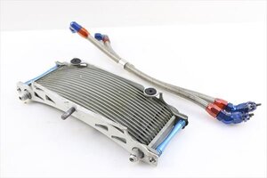 1円スタート:XJR1300[51社外ACTIVE　アクティブ　ラウンドオイルクーラー]検XJR1200｝C