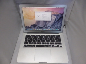 Apple ノートパソコン Mac Book Air (13インチ Early 2015) i5 1.6GHz メモリ4GB SSD128GB OS10.15.7 起動しますが ジャンク品扱いです