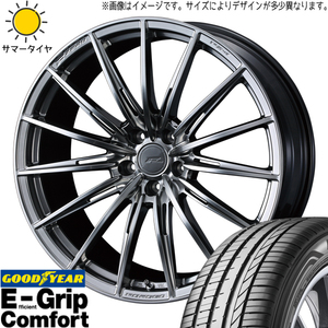 225/55R19 サマータイヤホイールセット クラウンクロスオーバー etc (GOODYEAR Comfort & FZERO FZ4 5穴 114.3)