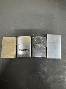 1円スタート　4個　まとめ売り　ZIPPO ジッポー ジッポ 喫煙具 オイルライター Zippo ヴィンテージ ライター