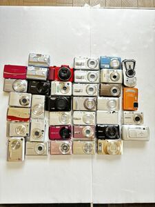 デジタルカメラ　デジカメ　SONY CASIO RICOH Nikon Panasonic FUJIFILM Canon その他　36台　まとめ売り　ジャンク品