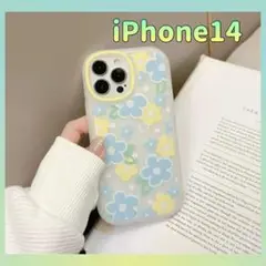 iPhoneケース iPhone14 15 花柄  携帯アクセサリー 可愛い