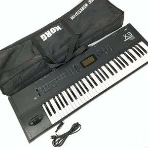 KORG コルグ X3 シンセサイザー 電源コード/ソフトケース付き★簡易検査品