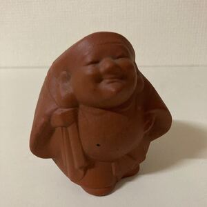 日展作家・三枝惣太郎作・大黒天・陶器置物