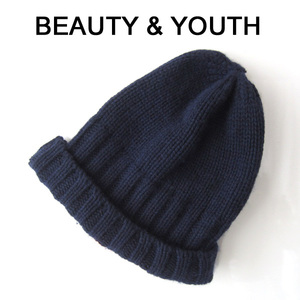 美品　BEAUTY&YOUTH／ビューティーアンドユース★　ニットキャップ　ビーニー