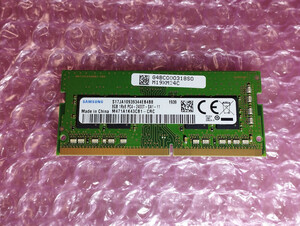 SAMSUNG ノート用メモリ 8GB DDR4 PC4-2400T M471A1K43CB1-CRC