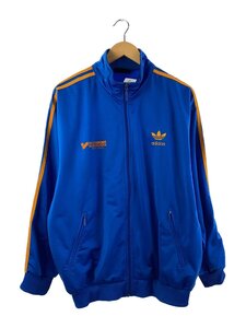 adidas◆90s前後・黒タグトラックジャージ/M/ポリエステル/ブルー