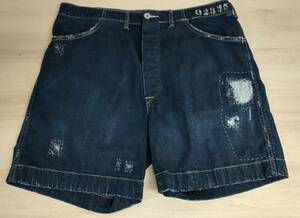 RALPH LAUREN RRL Denim Utility Short ハーフジーンズ メンズ 34 綿 ラルフローレン ショーツ ハーフパンツ 店舗受取可