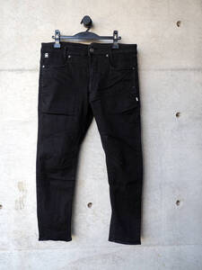 【送料無料】◎SALE◎G-STAR RAW◎ジースター◎D-STAQ 3D SLIM W33◎BLK◎ブラック◎