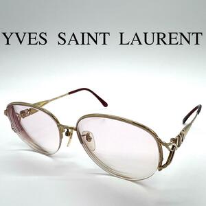 Yves saint Laurent イヴサンローラン 眼鏡 度入り YSLロゴ