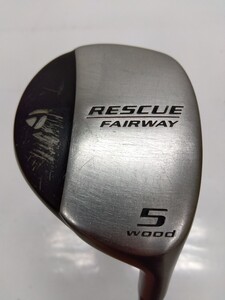 TaylorMade RESCUE FW 5W ロフト角不明 flex:R TaylorMade スチールシャフト テーラーメイド レスキュー フェアウェイウッド