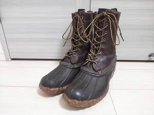 ★オールドモデル　US製　LL BEAN　エルエルビーン　ビーンブーツ　Bean Boots　★ハイカット　★こげ茶色