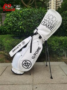  【Saxi2】Golf Bag 　キャディーバック ゴルフバッグ PU レザー 9型 4kg 品質保証