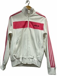 adidas◆80s/トレフォイル/トラックジャケット/M/コットン/WHT/AWV002