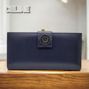 CELINE セリーヌ 長財布 二つ折り がま口 