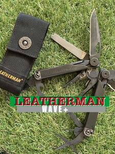 LEATHERMAN WAVE+ Black 専用ナイロンシース付　レザーマン マルチツール マルチプライヤー ツールナイフ