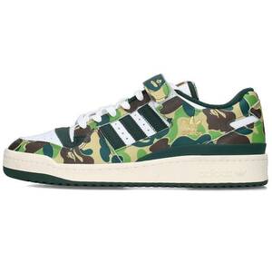 アディダス adidas アベイシングエイプ FORUM 84 BAPE LOW ID4771 サイズ:29cm フォーラム84ベイプロースニーカー 中古 BS99