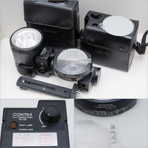 CONTAX TLA 480・TLA POWER PACK PS-120・パネルアダプター・ブラケット・シンクロコード付 [0104]