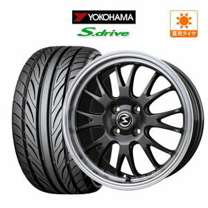 サマータイヤ ホイール 4本セット BADX エスホールド S-8M YOKOHAMA DNA S.drive ドライブ (ES03/ES03N) 165/45R16