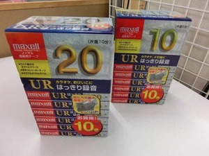 マクセル maxell 【ジャンク品】カセットテープ 20分10巻/10分10巻セット UR-20L/UR-10L