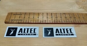 ALTEC マエストロ シルバー ロゴプレート エンブレム　アルテック　新品未使用品