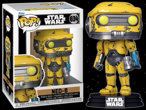 スターウォーズ/ファンコPOP!フィギュア オビ＝ワン・ケノービ634 NED-B/STAR WARS/ディズニープラス/ドロイド/FUNKO/オビワンケノービ