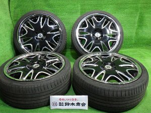 ウィンラン R330 夏 245/35R20 クラブリネア L566 社外 アルミ 20×8.5J タイヤホイール 4本 すぐ履けます 210クラウン アルファードにも!!