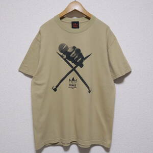 ■KING OF KINGS キングオブキングス■2016 Tシャツ■L カーキ■呂布カルマ フリースタイル ラップ バトル HIP HOP RAP TEE kok umb dvd