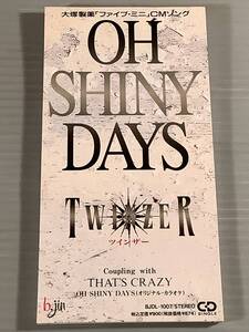 CDシングル(8㎝)▲ツインザー TWINZER『OH SHINY DAYS』『THAT