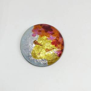 ブローチ ペンダントトップ 七宝焼 円形 幅約4.5cm 女性用 レディースアクセサリー 【4028】【o】