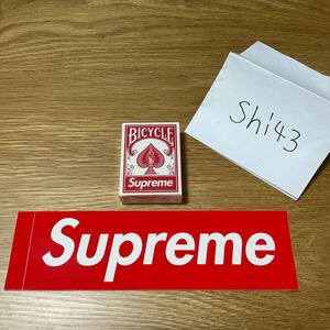 1円スタート 新品未開封 Supreme BICYCLE バイスクル トランプ マジック カード シュプリーム Mini Playing Cards ボックスロゴ Box Logo