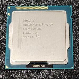 CPU Intel Core i7 3770 3.4GHz 4コア8スレッド IvyBridge LGA1155 PCパーツ インテル 動作確認済み