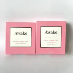 アウェイク　awake  2点セット フィニッシングパウダー　00  専用ケース