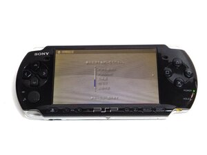 現状品 SONY ソニー PSP-3000 ブラック 本体＋バッテリー ポータブルゲーム機