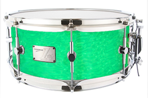 1ply series Soft Maple 6.5x14 SD SH Signal Green Ripple