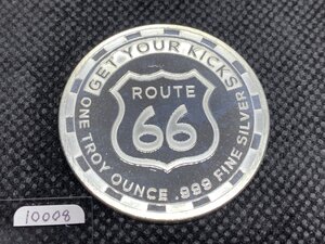 31.1グラム (新品) アメリカ「ROUTE 66 ルート ハイウェイ」純銀 1オンス メダル