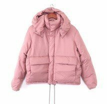 オーラリー AURALEE LIGHT FINX POLYESTER DOWN JACKET ダウンジャケット 1 ピンク AA851