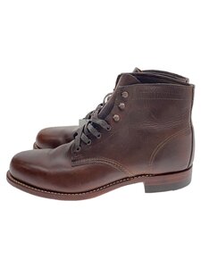 WOLVERINE◆レースアップブーツ/US9/BRW/レザー/WO5301/1000MILE BOOTS/1000マイル