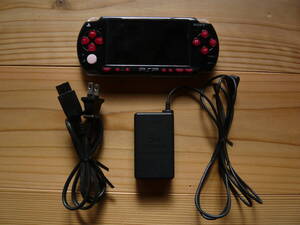 現状品 通電のみ確認済 SONY ソニー PlayStation Portable PSP 黒 アダプター付 PSP-2000 激安1円スタート