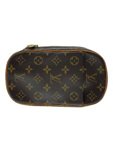 LOUIS VUITTON◆ポシェット・ガンジュ_モノグラム・キャンバス_BRW/PVC/BRW