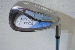 【KSD/S6/32】Tour Edge レディース用８番アイアン　Lady Edge　ユースド■グリップ既製品新品に交換の上発送