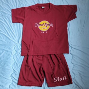 バリ島〜ハードロックカフェ セットアップ(Tシャツ&ハーフパンツ) KIDS 