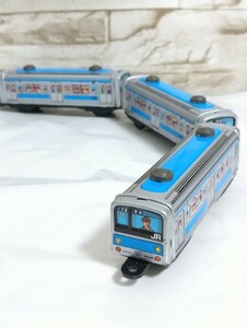 ブリキ■列車■イチコー■クハ204-153■TRAIN■3両セット■当時物■コレクション■鉄道■MADE IN JAPAN■日本製■美品