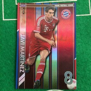 198)Panini Football League FC Bayern Munchen 8 Javi Martinez ハビ マルティネス バイエルン ミュンヘン パニーニ フットボール リーグ